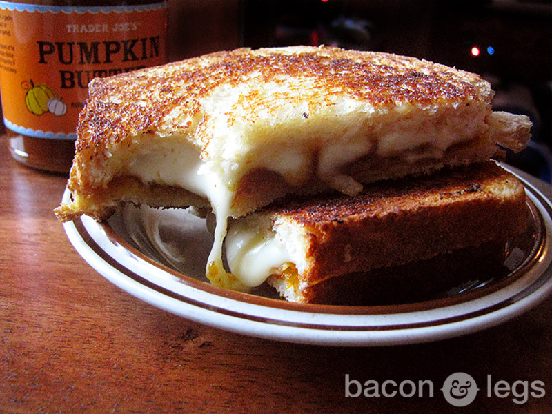 Pumpkin Butter Grilled Cheese