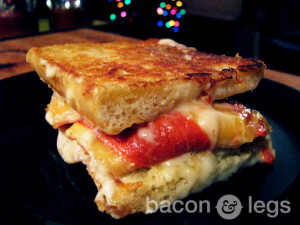 Lobster Ravioli Grilled Cheese