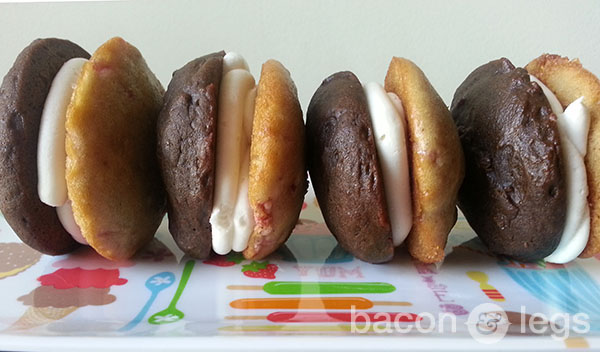 Neapolitan Whoopie Pies