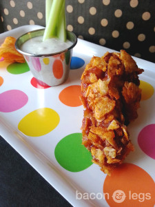 Cola-Drenched BBQ Chip-Covered Wings