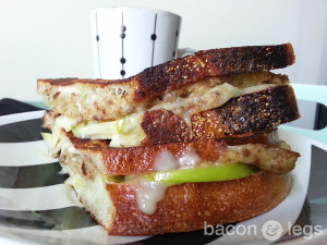Scrapple Apple Grilled Cheese