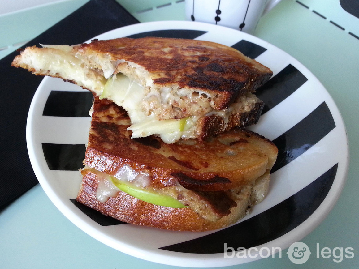 Scrapple Apple Grilled Cheese