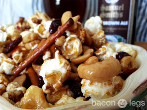 Sweet and Spicy Brown Ale Snack Mix