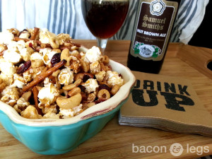 Sweet and Spicy Brown Ale Snack Mix