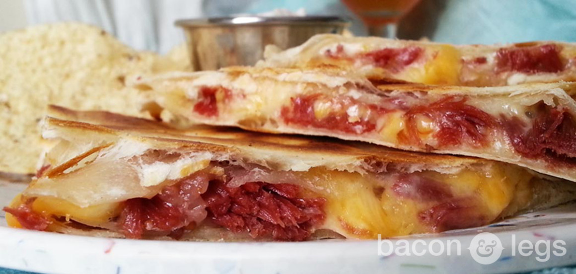 Corned Beef & Cabbage Quesadilla