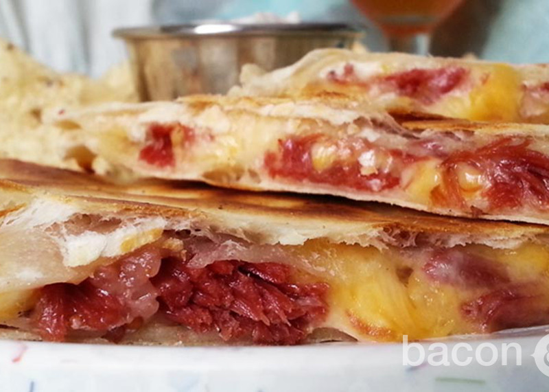 Corned Beef & Cabbage Quesadilla