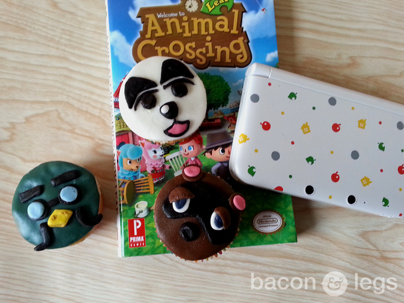 Animal Crossing Cupcakes Bacon & Legs