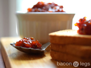 A sweet, spicy and smoky tomato jam.