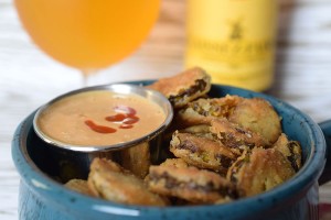 Tripel Threat Fried Pickles