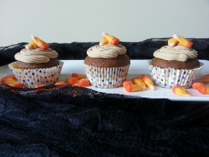 Pumpkin Spice Invasion Cupcakes