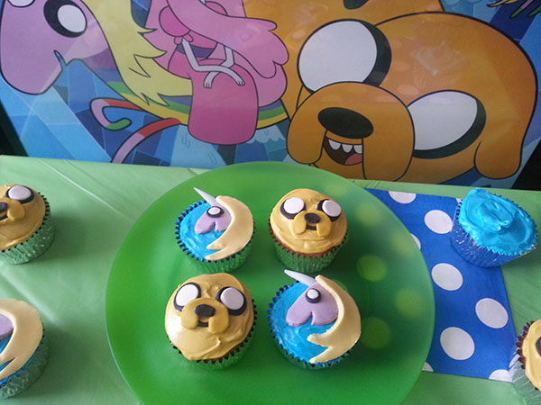 Adventure Time | Jake and Lady Rainicorn Cupcakes