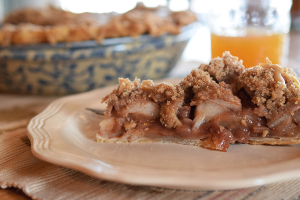 Bourbon Caramel Apple Pie