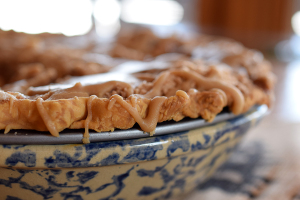Bourbon Caramel Apple Pie
