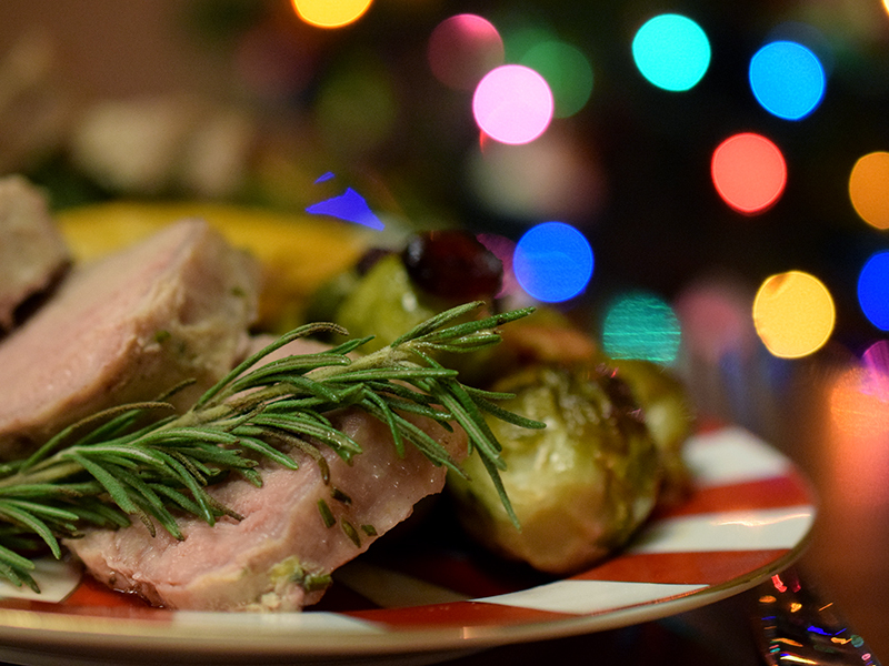 Porky Tenderloin and Porky Brussels Sprouts