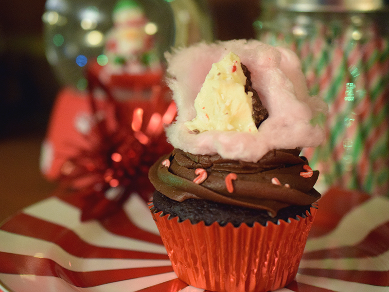 Deluxe Peppermint Mocha Cupcakes