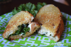 Chicken Caesar Salad Grilled Cheese