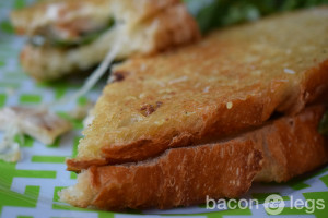 Chicken Caesar Salad Grilled Cheese