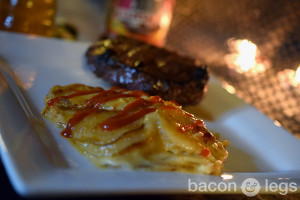 Buffalo Blue Scalloped Potatoes with Session Ale